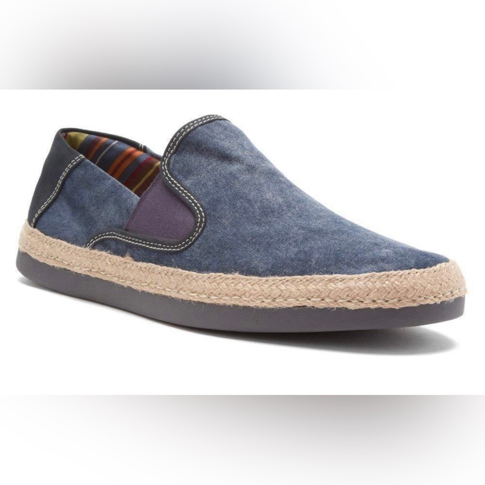 Ugg Australia Wilton Denim Blue Mens Size 7 Slip-On Shoes